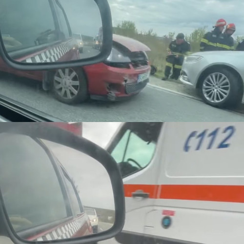 Accident rutier în localitatea Piteștii din Deal