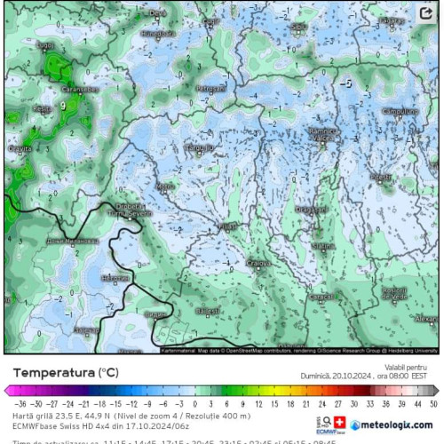 Vreme racoroasă și brumă autentică în weekend