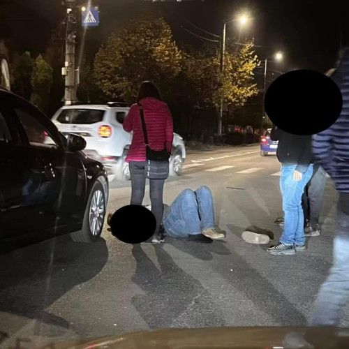 Accident rutier în Cluj-Napoca: un pieton a fost lovit de o mașină