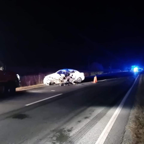 Accident rutier fatal pe DE 584