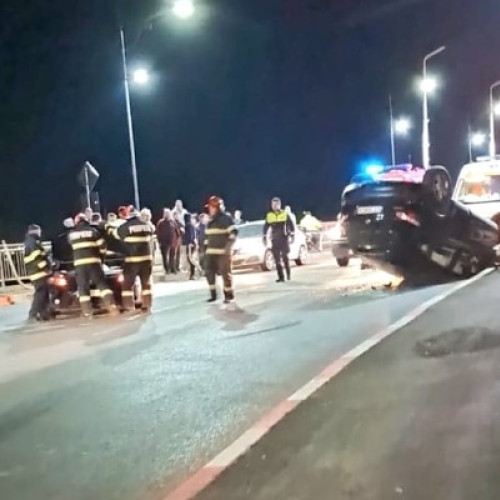 Accident rutier pe podul de la Navodari
