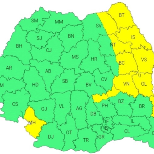 Avertizare meteorologică cod galben
