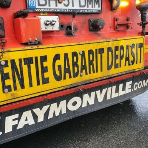 Transporturi agabaritice programate pentru 4 noiembrie 2024