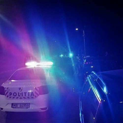 Poliția din Turceni a prins un șofer cu mașina radiată