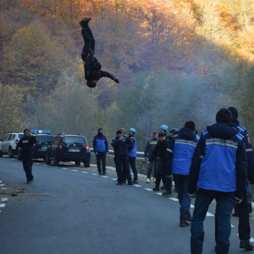 Jandarmii montani din Gorj, stagiu intensiv de pregătire