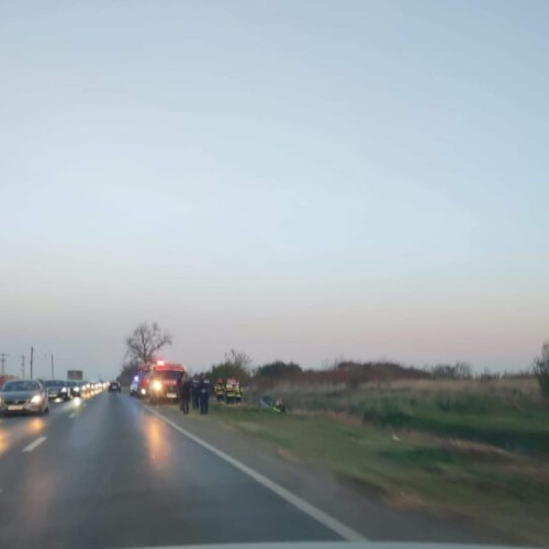 Accident rutier pe DN 59 A, în apropiere de Timișoara