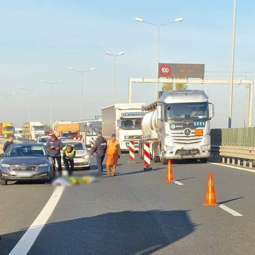 Accident tragic pe autostrada A1, între Arad și Timișoara