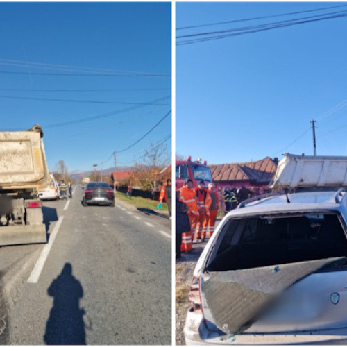 Drumul Național 67, blocat din cauza unui accident grav