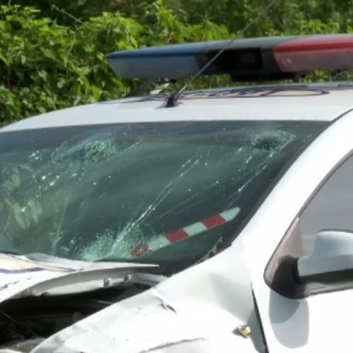 Accident rutier pe drumul din Colibita, un politist ranit