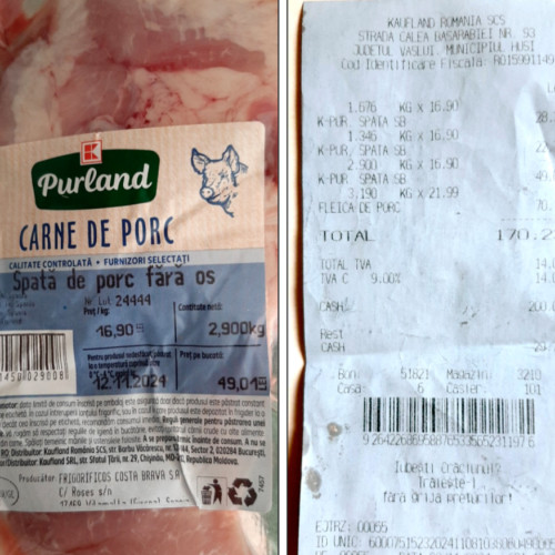 Atenție la cumpărături! Un husean a descoperit o neconformitate la un supermarket