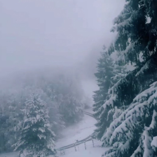 Ninsoarea din Gorj atrage turiști în zona montană
