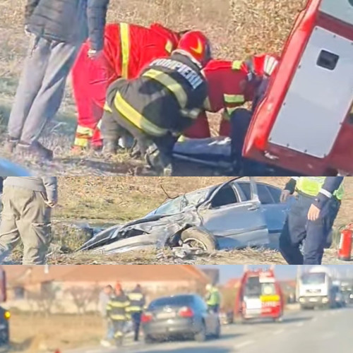 Accident rutier la Târgu Jiu: o persoană rănită ușor