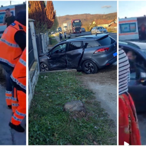 Accident rutier pe DN 7 în comuna Bujoreni, Vâlcea