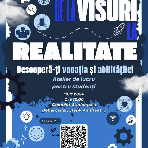 Atelier de lucru pentru studenți: &quot;Descoperă-ți vocația și abilitățile!&quot;