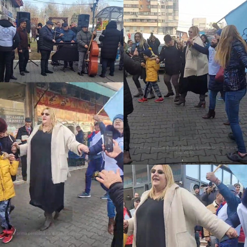 Diana Sosoaca, europarlamentar SOS Romania, în vizită la Târgu Jiu