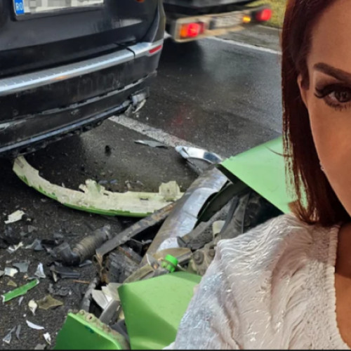 Accident de maşină pentru Cristina Spătar în drum spre Vâlcea