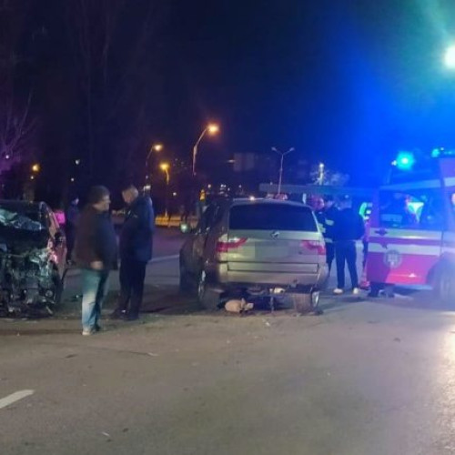 Accident rutier la Hunedoara: intervenție de urgență a pompierilor