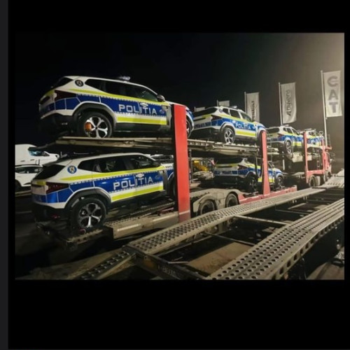 Dacia Duster, noi autospeciale pentru Poliția Română
