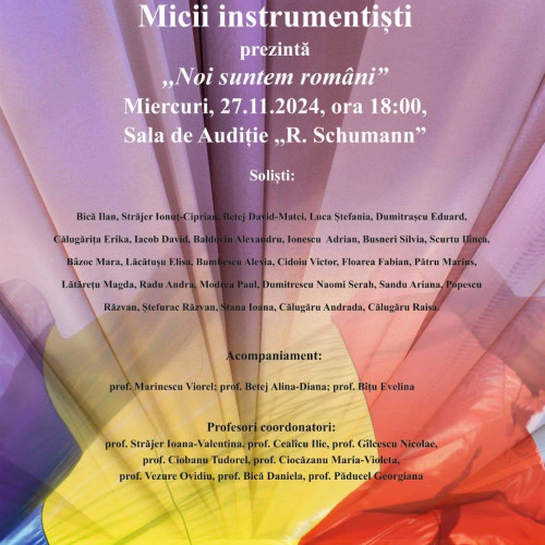 Spectacol muzical al elevilor de la Liceul de Arte &quot;Constantin Brailoiu&quot; la Târgu Jiu
