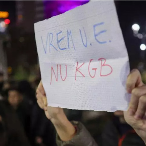Proteste în Timișoara după anunțarea rezultatelor alegerilor prezidențiale