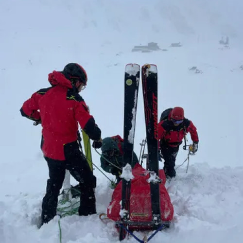 Avalanșă în apropiere de Bâlea Lac: două persoane implicate