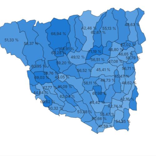 Prezența la vot în județul Gorj depășește 51%
