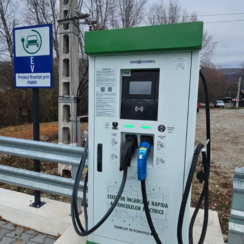 Statiile de incarcare pentru masini electrice au fost activate in comuna Runcu