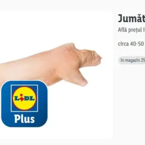 Prețul competitiv al jumătății de porc la Lidl