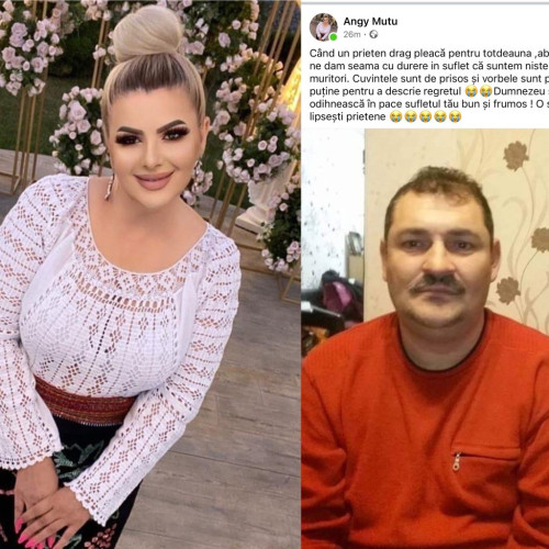 Angy Mutu din Târgu Jiu, în doliu după pierderea unui prieten apropiat