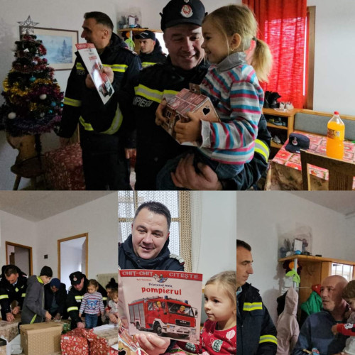 Incendiu devastator la Pomarla: Patru frați primesc ajutorul pompierilor în prag de sărbători