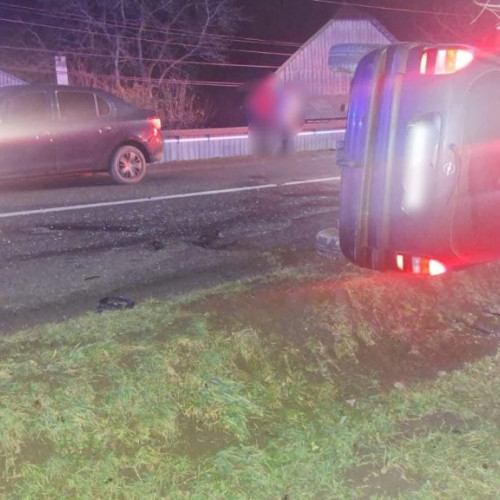 Accident rutier între două autoturisme în localitatea Mălini, Suceava