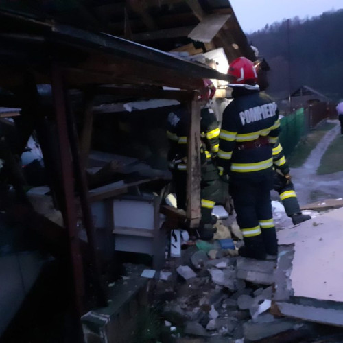 Explozie la o butelie în Berislavesti, Vâlcea