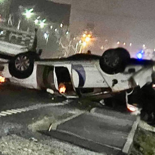 Accident rutier pe DN 64 în Raureni, Râmnicu Vâlcea