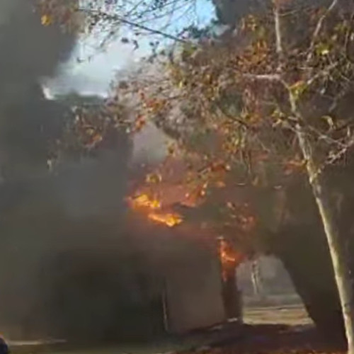 Incendiu la un chiosc în Drobeta-Turnu Severin
