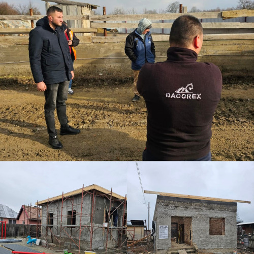 Primarul comunei Danesti, Silviu Aurelian Filip, continuă lucrările de infrastructură