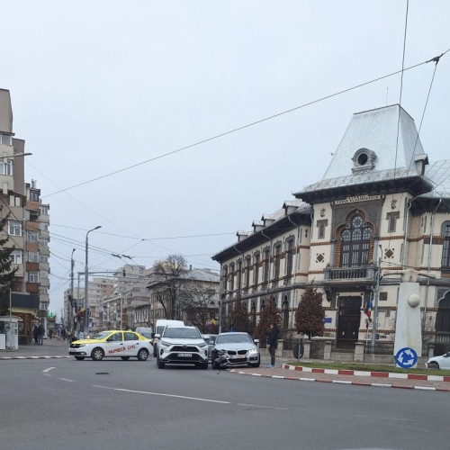Accident rutier la intersecția din Târgu Jiu