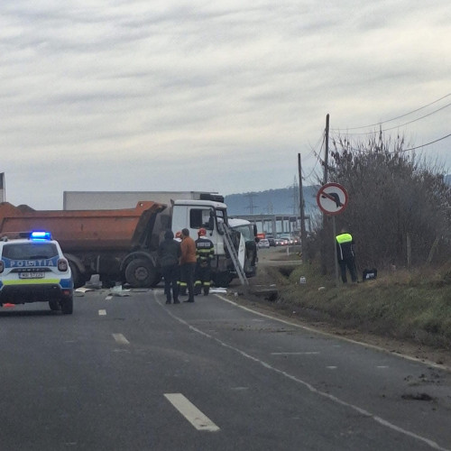 Accident rutier la ieșirea din Florești spre Gilău