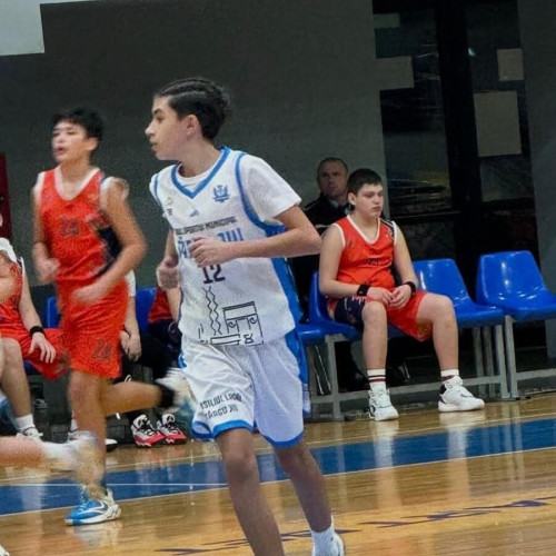 Flavius Lupulescu, component al echipei U14 a României la turneul internațional 4 Nations Cup