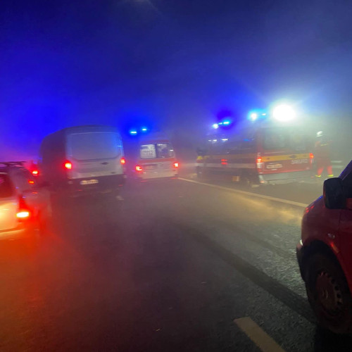 Accident grav pe autostrada A0, lângă Tintești