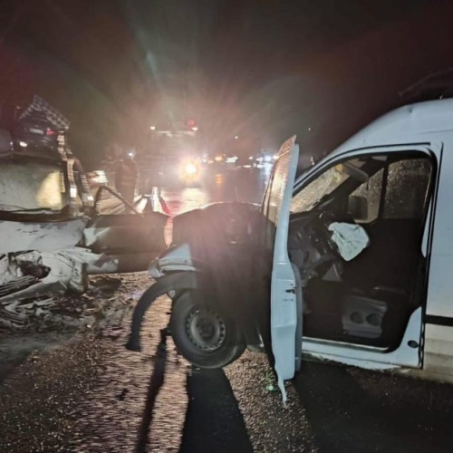 Accident grav pe DN 76, Vălișoara, județul Hunedoara