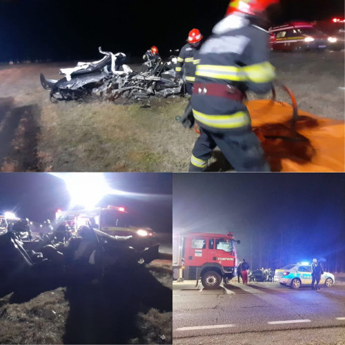 Accident rutier grav pe DN 67, în localitatea Călnic