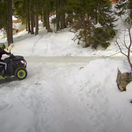 Conducător de ATV căutat de poliție după un accident în Rânca