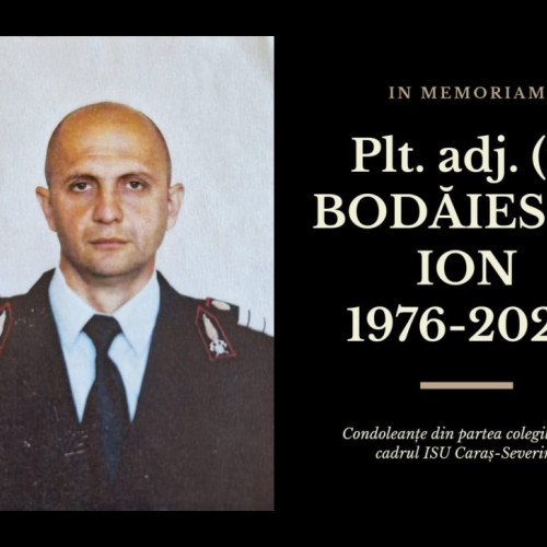 Decesul plt. adj. (r) Bodaiescu Ion, o pierdere pentru comunitate