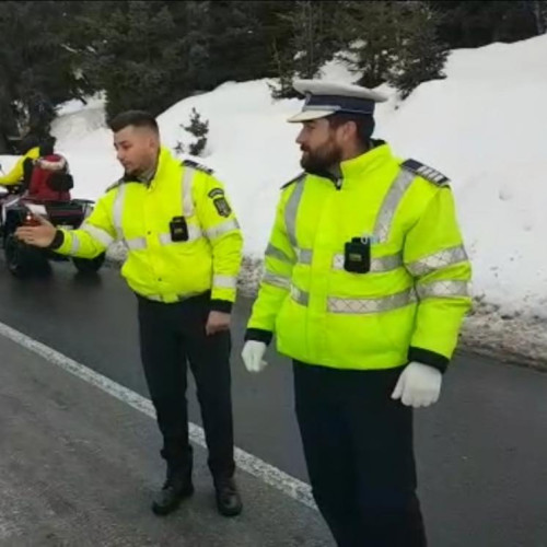 Tânăr din Vâlcea prins conducând ATV cu permisul suspendat