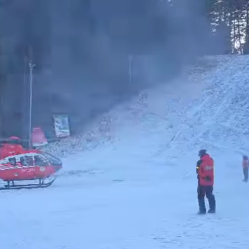 Accident grav pe pârtia din Bușteni