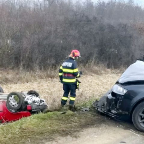 Accident rutier grav în Lunca Târnavei