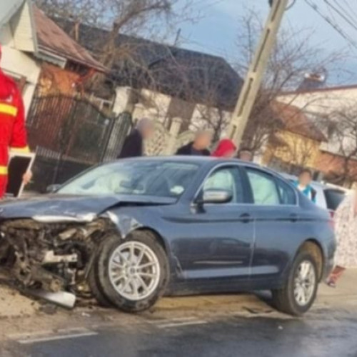 Accident pe DJ 546 în comuna Curtișoara, fără victime