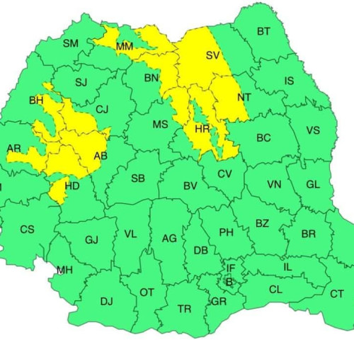 Atenționare Meteorologică Cod Galben