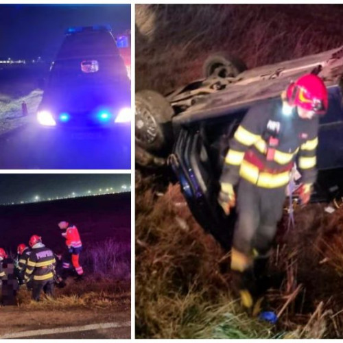 Accident rutier pe DN 7, lângă Sebeș, soldat cu trei răniți