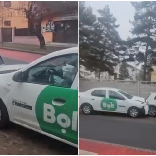 Accident pe Calea Cisnădiei din Sibiu